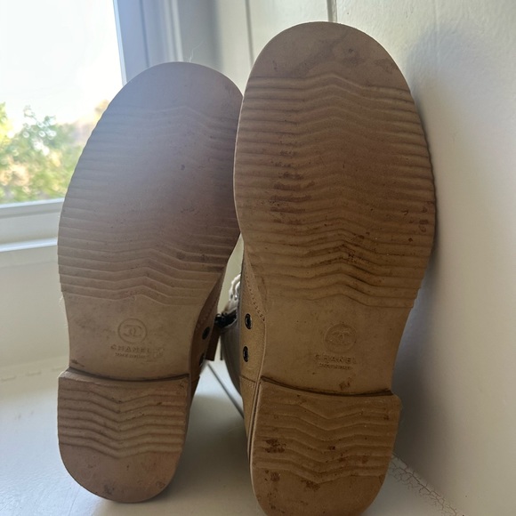 Chanel combat boots with zipper - Picture 4 of 12